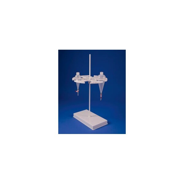 Bel-Art Bel-Art Rotary Separatory Funnel Rack, 6 Places, Fits 500/1000cc Funnels 189640000 - main